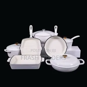 11 PCS Cast Iron Cookware Set