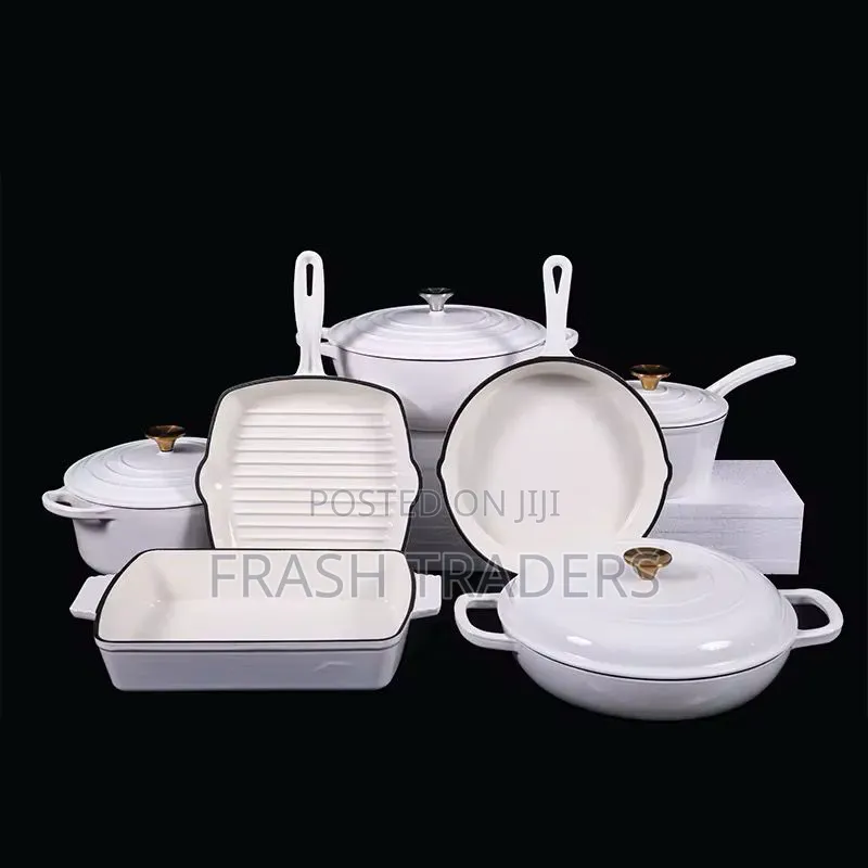 11 PCS Cast Iron Cookware Set