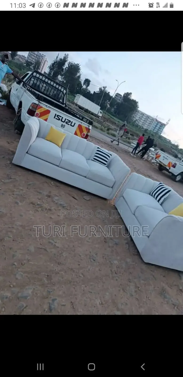 Back Permanent Sofa