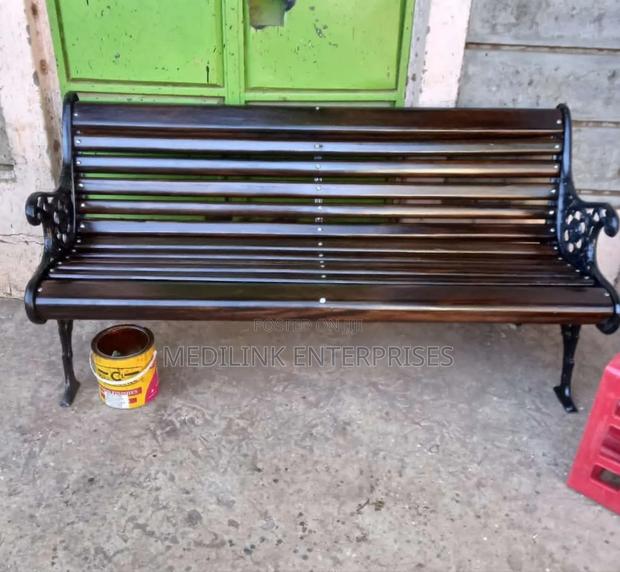 Cast Iron Stand Wooden Metallic Garden Benches