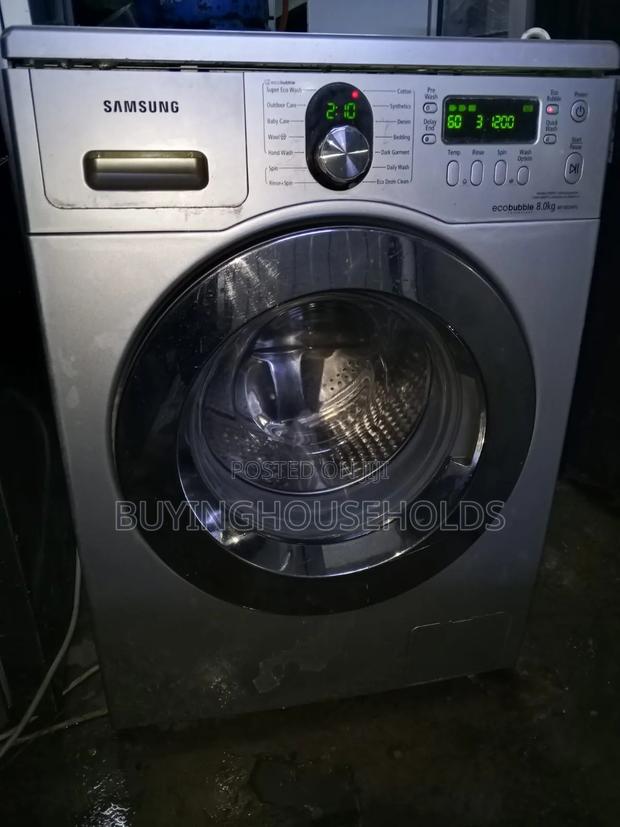 Samsung 8kg Ecobubble Washing Machine - main view