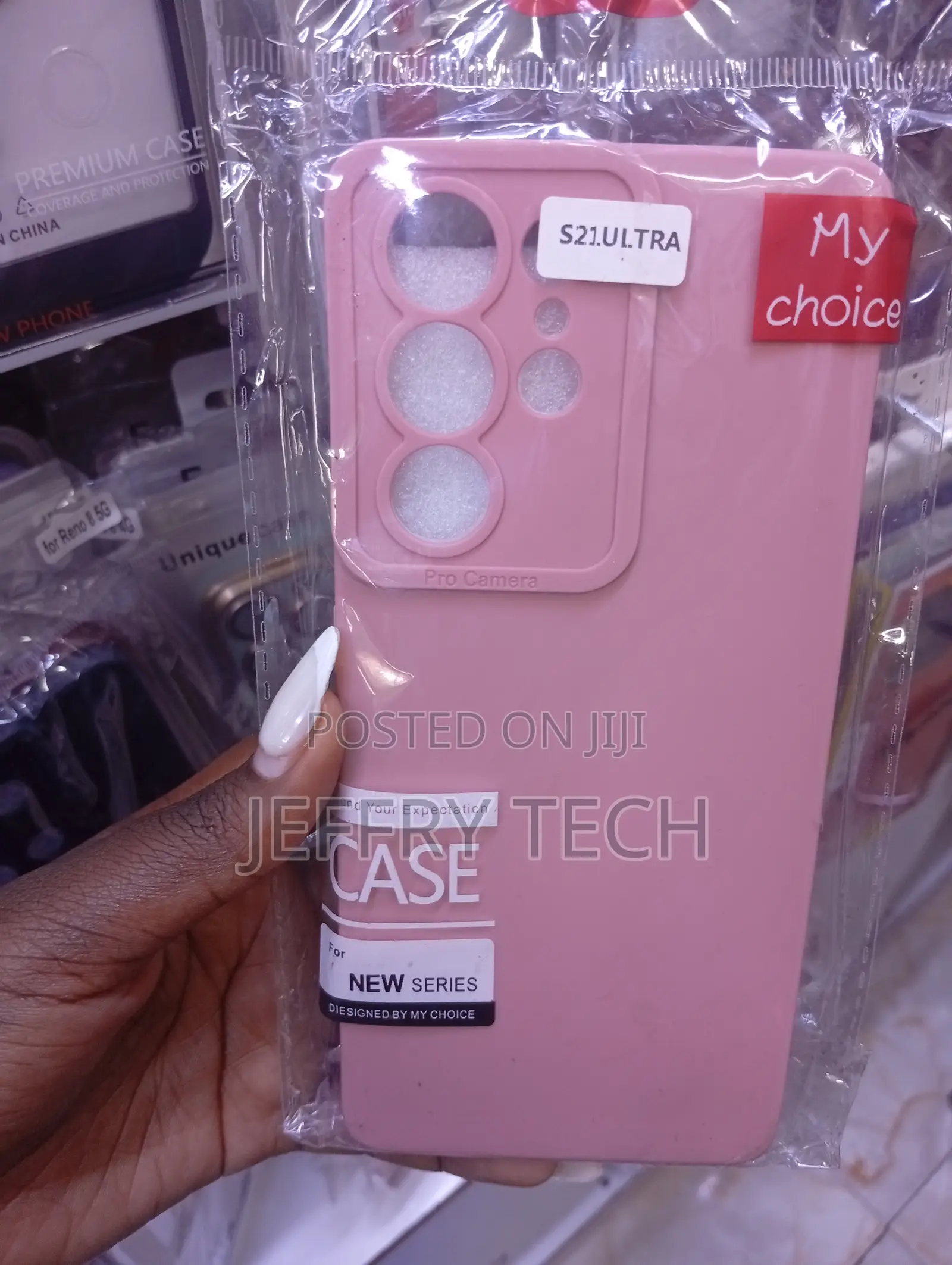 Samsung Galaxy S21 Ultra, Featuring a Soft Touch, Comfortable Grip,