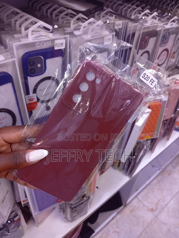 Soft Silicone E Back Cover for the Samsung Galaxy S20 Fe or S21 Fe. - thumbnail 2