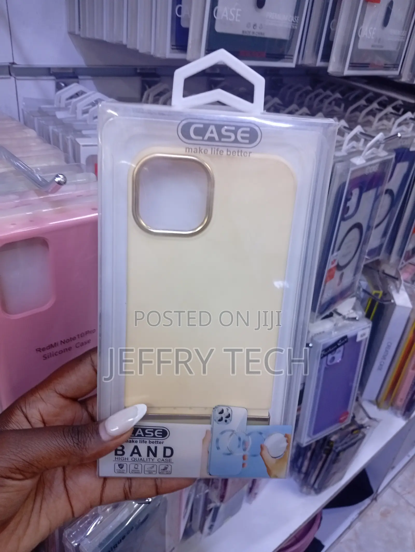 Camera Bezel for a Xiaomi Redmi Note 10 Pro, Branded as a "Case".