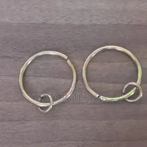 Round Shaped Drapery Metal Rings Curtain Rod Accessories