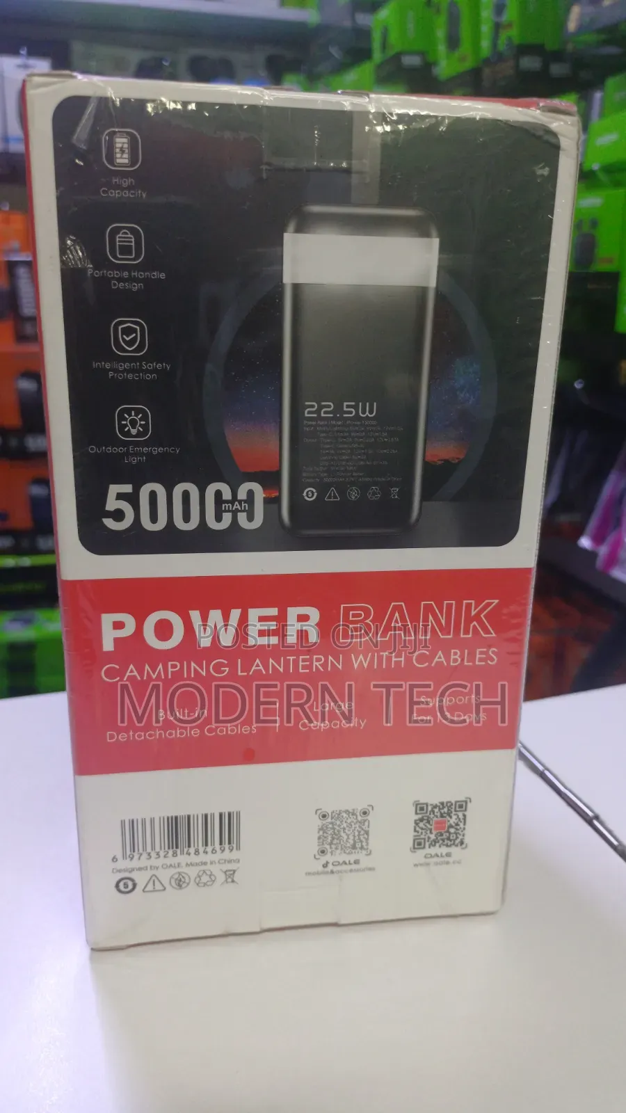 Oale Ipower P50000 Heavy-Duty Power Bank for Multi-Device Charging