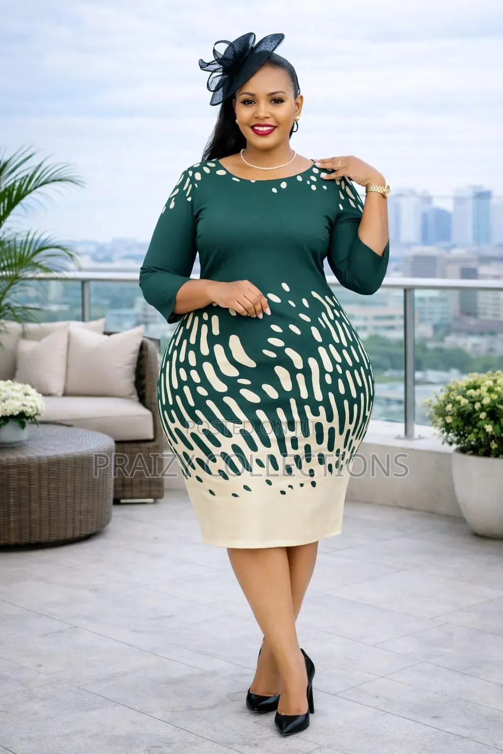 Straight Dress With Beautiful Prints