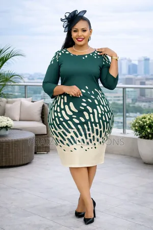 Straight Dress With Beautiful Prints