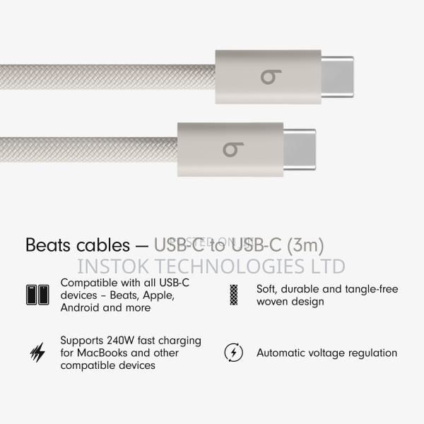 Beats 240w Usb-C to Usb-C Braided Cable 3m - thumbnail 2