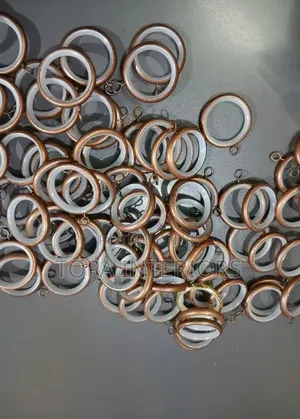 Smooth Opening and Closing Drapery Metallic Curtain Rings
