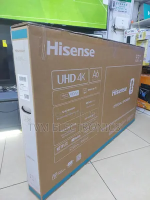Hisense 55 Inch 55a6qken Smart Uhd Frameless Tv