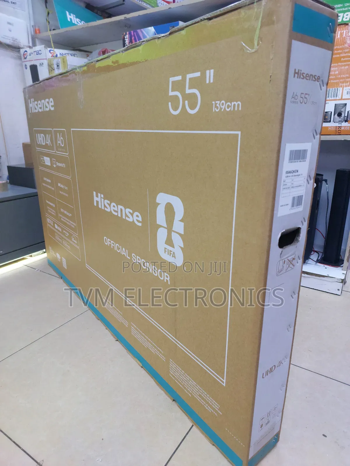 Hisense 55 Inch 55a6qken Smart Uhd Frameless Tv