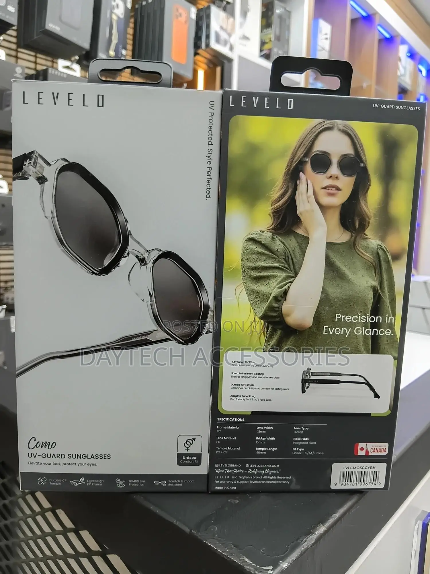Levelo Como Uv-Guard Sunglasses With Uv400 Protection