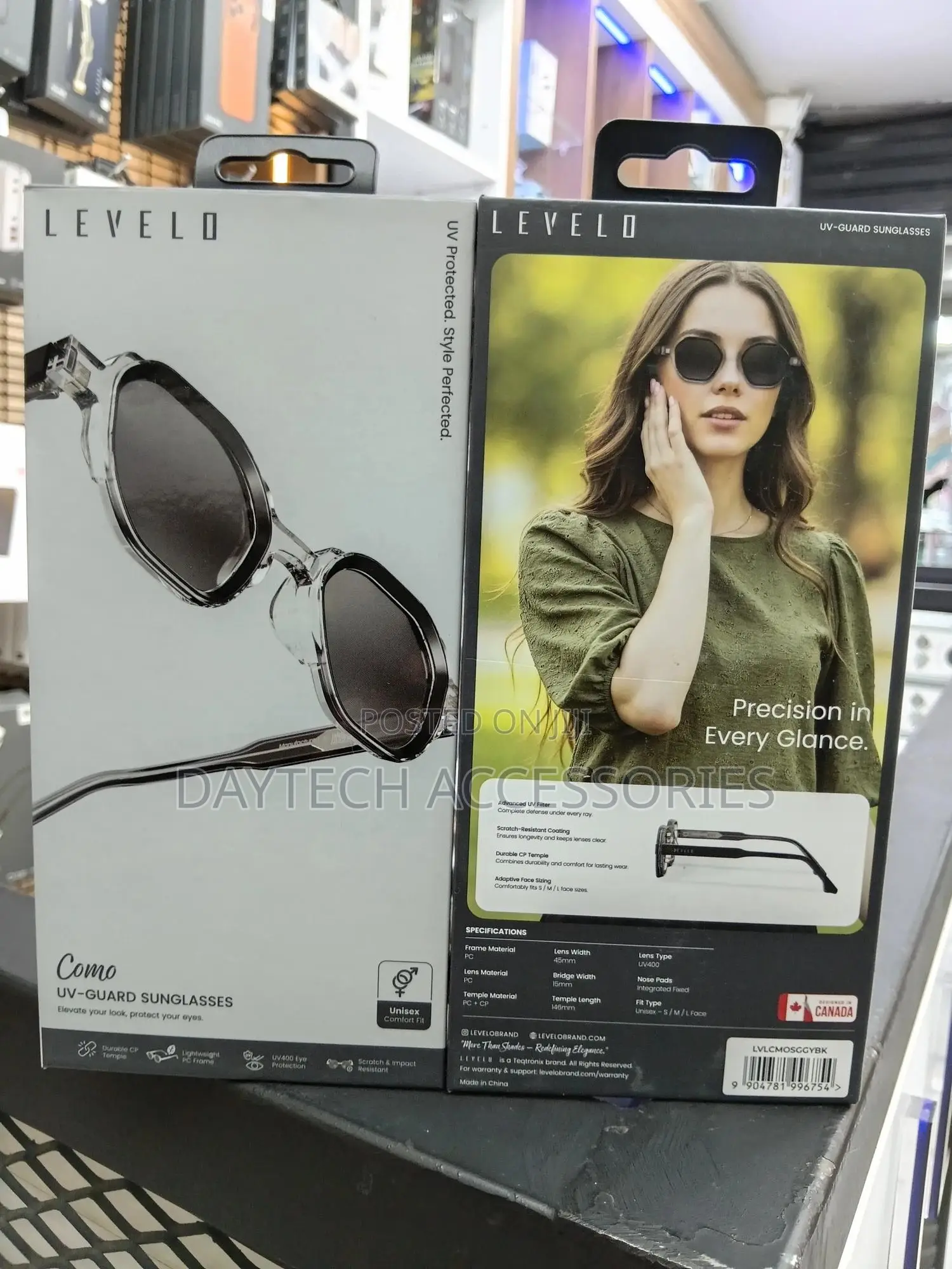 Levelo Como Uv-Guard Sunglasses With Uv400 Protection