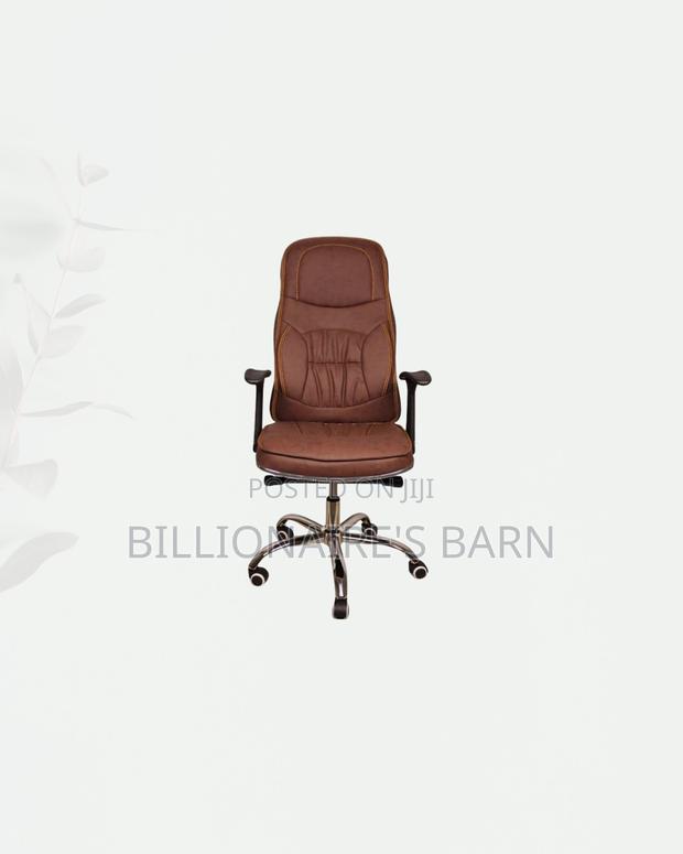 Ergonomic Executive Leather Chair High Back Padded Armrest Support
