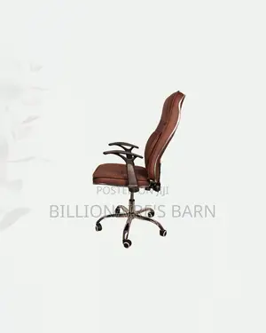 Ergonomic Executive Leather Chair High Back Padded Armrest Support