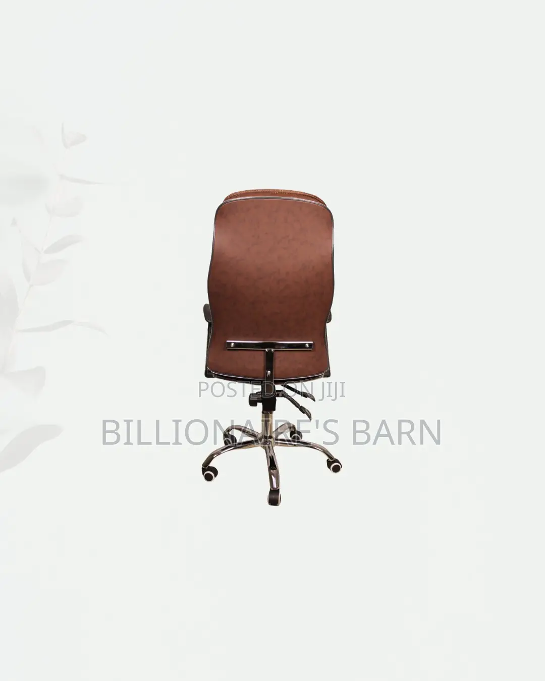 Ergonomic Executive Leather Chair High Back Padded Armrest Support