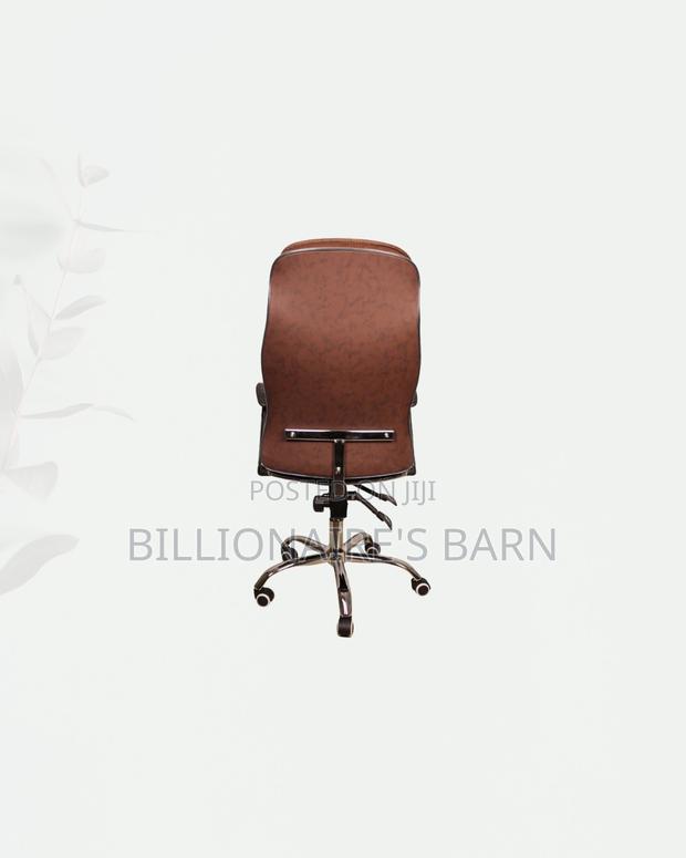 Ergonomic Executive Leather Chair High Back Padded Armrest Support - thumbnail 4