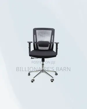 The Barn Origin Chair Mid Back Chrome Base Seating Office