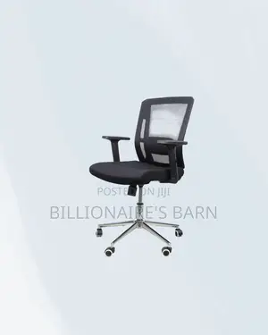 The Barn Origin Chair Mid Back Chrome Base Seating Office