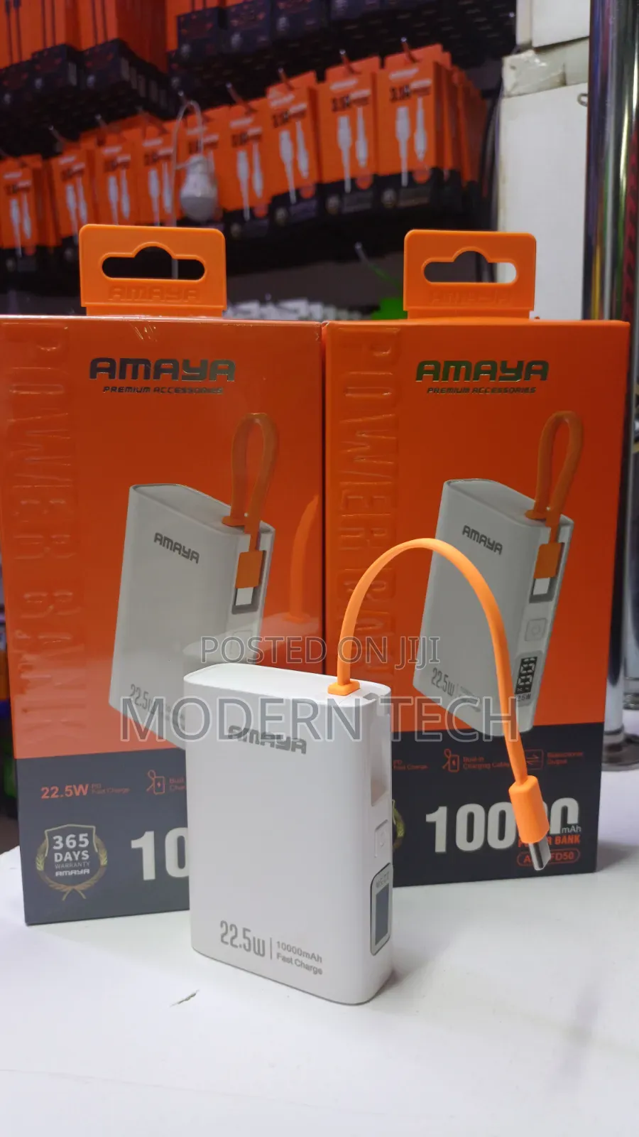Amaya Apb-Fd50 10000mah Power Bank With 22.5w Fast Charging
