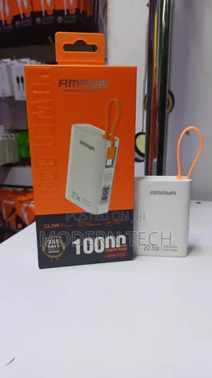 Amaya 10000mah Power Bank With High-Speed 22.5w Charging