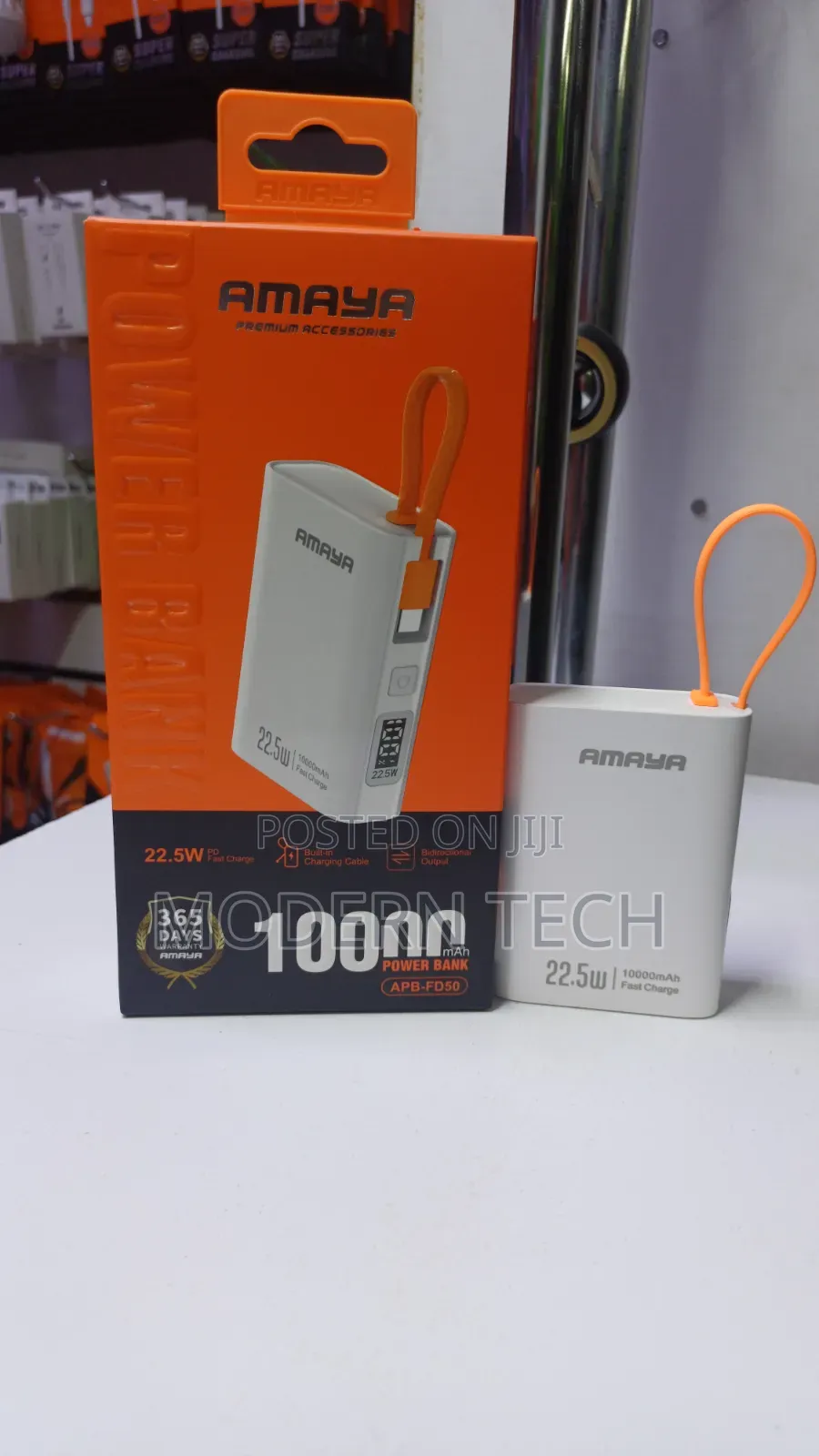 Amaya Apb-Fd50 Power Bank – 10,000mah With 22.5w Super Fast Charge