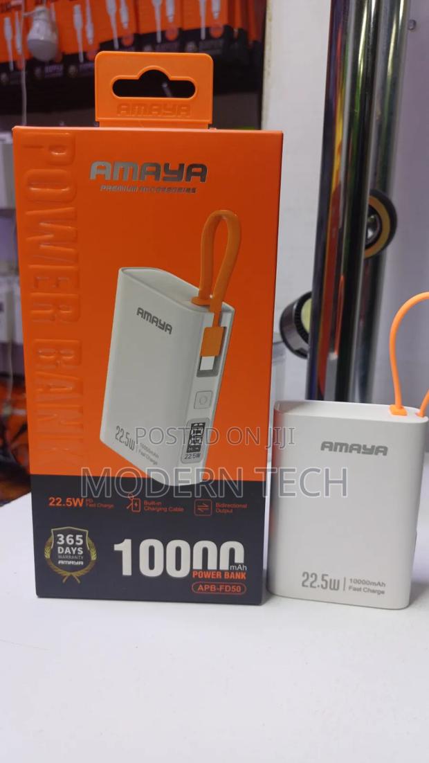 Amaya Fastcharge 10000mah Portable Power Bank (22.5w Output)