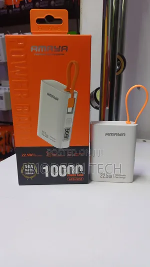 Amaya Apb-Fd50 Compact Power Bank With 22.5w Fast Charging