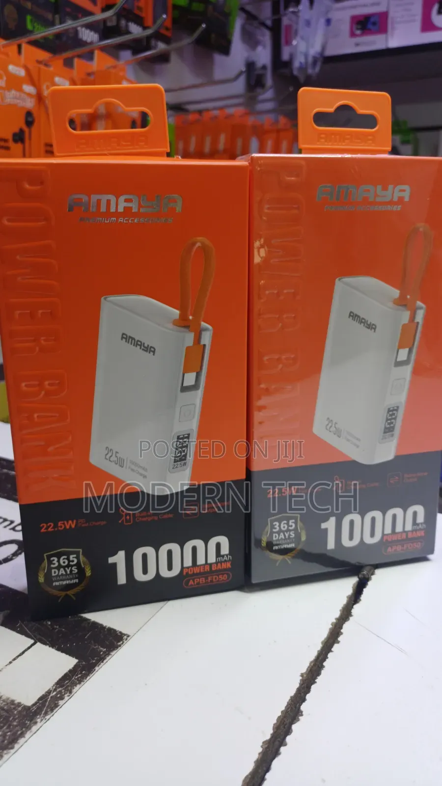 Amaya Apb-Fd50 10000mah Power Bank 22.5w Fast Charge