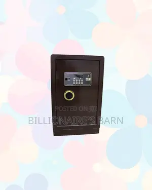 Fireproof Biometric Steel Safe 60 Kg Dual Alarm Plus Backup Key