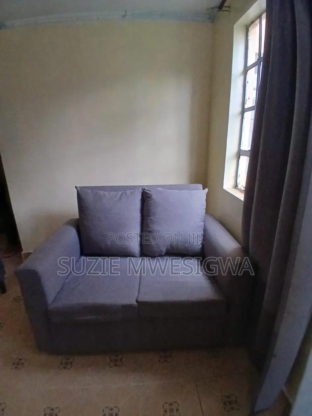 Grey 2 Seater Sofa - main view