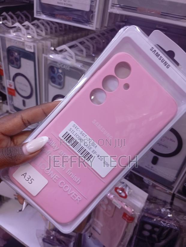 Samsung A35 Silicon Case With Camera Lenses | Tiktok - thumbnail 2