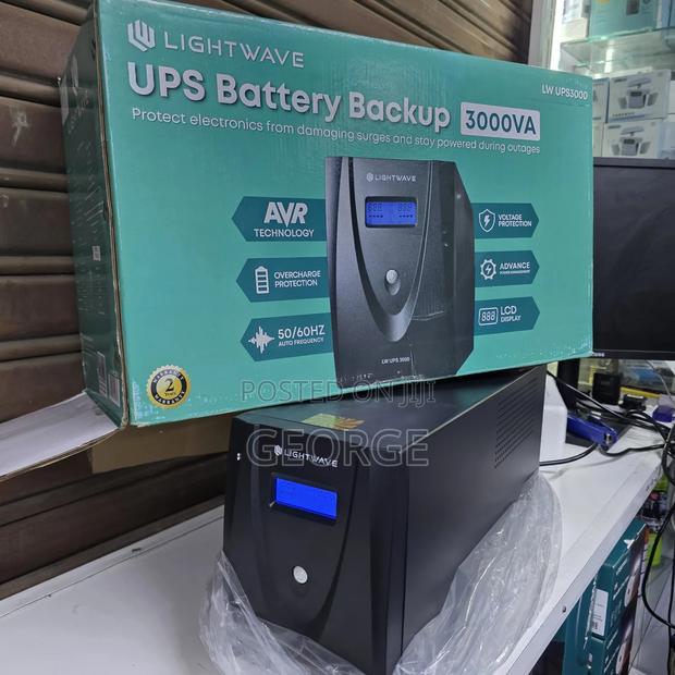 Lightwave 3000va Ups Reliable Power Backup for Home Business