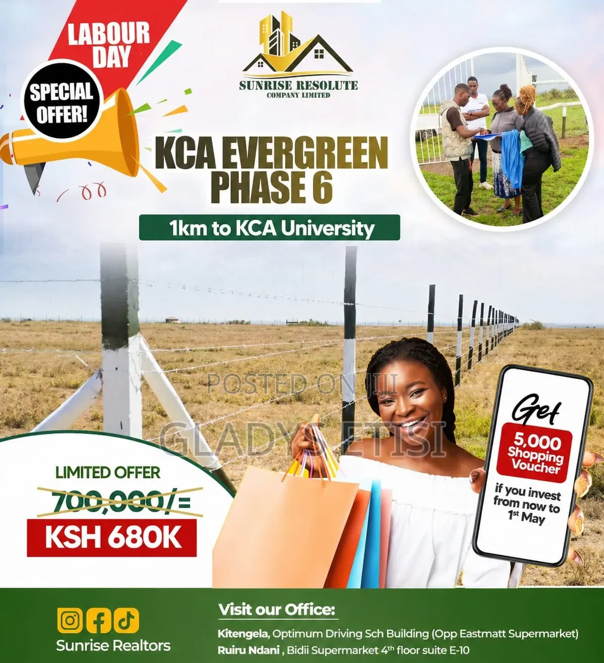 Prime Plots in Kca Kitengela