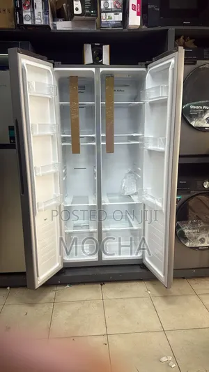 Hisense Side by Side Fridge 441l - Silver