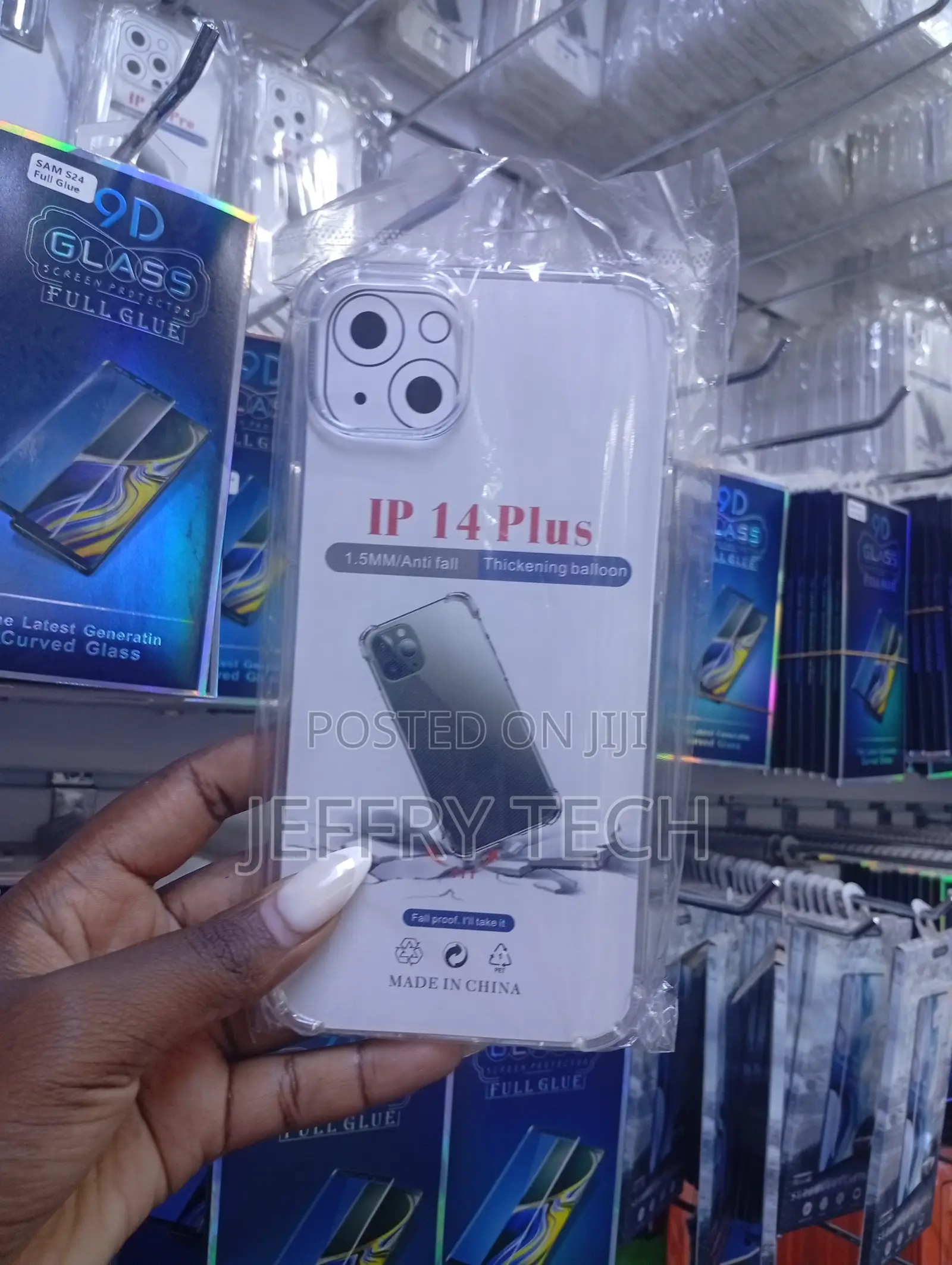 iPhone 14 Plus Soft Transparent Shockproof Tpu Back
