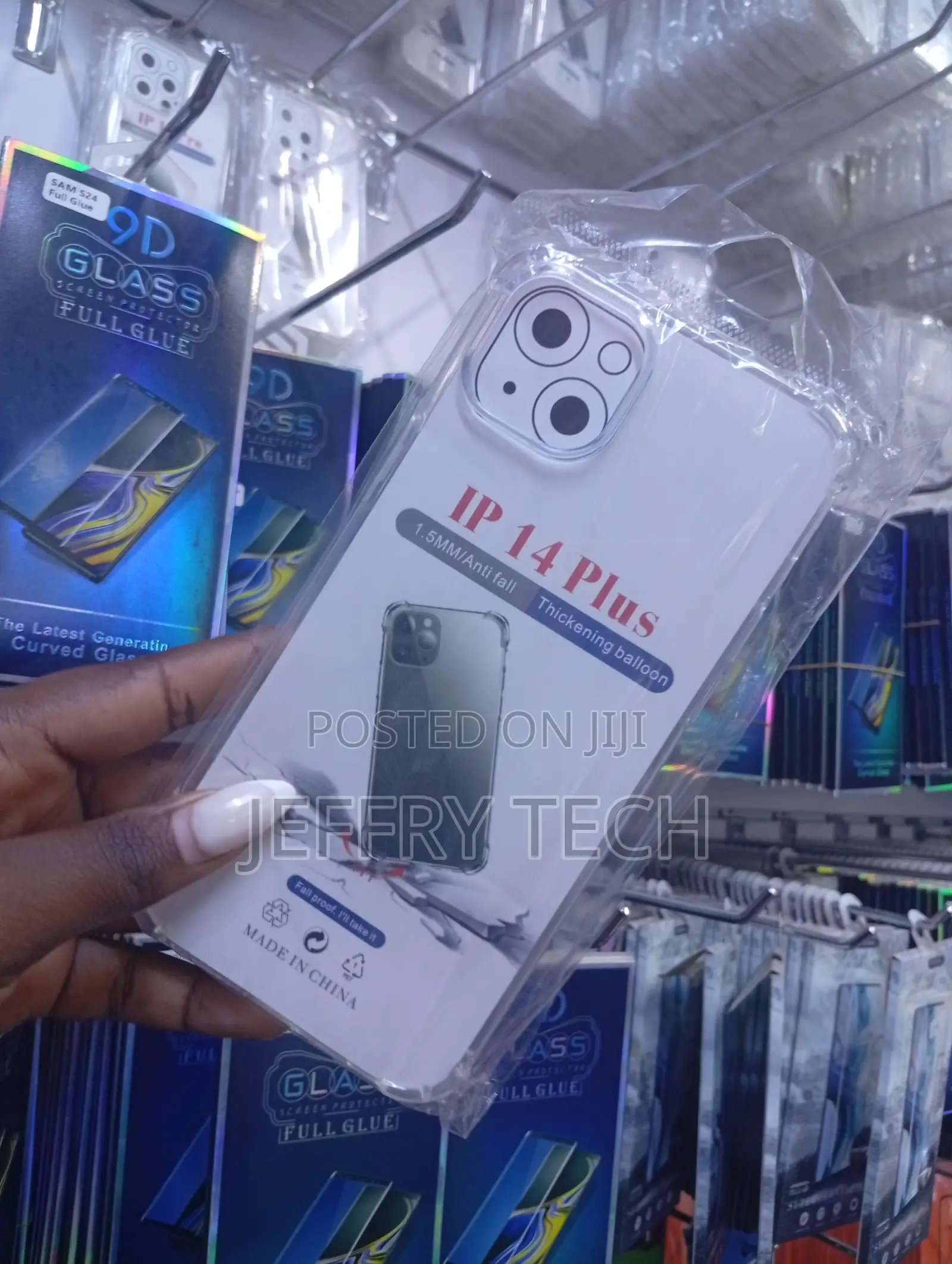 iPhone 14 Plus Soft Transparent Shockproof Tpu Back