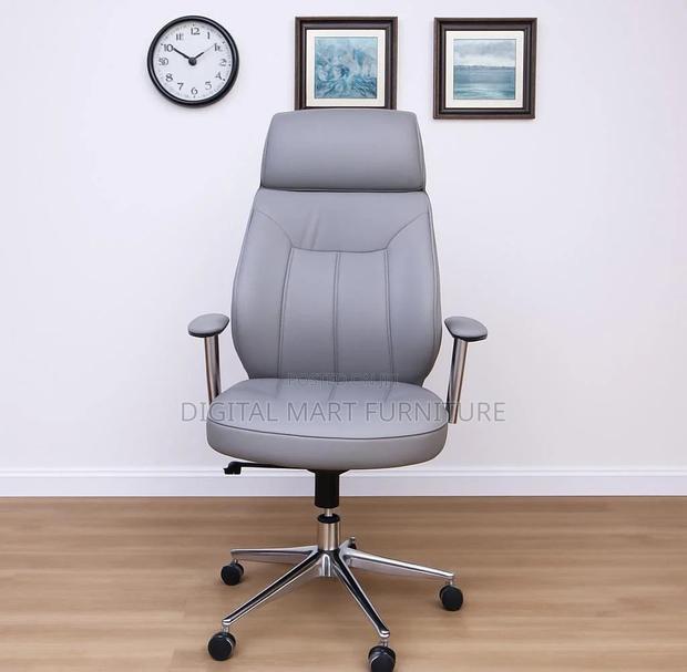 Office Chair;Executive High-Bak Gray Office Chair - thumbnail 3