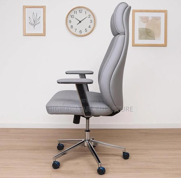 Office Chair;Executive High-Bak Gray Office Chair - thumbnail 5