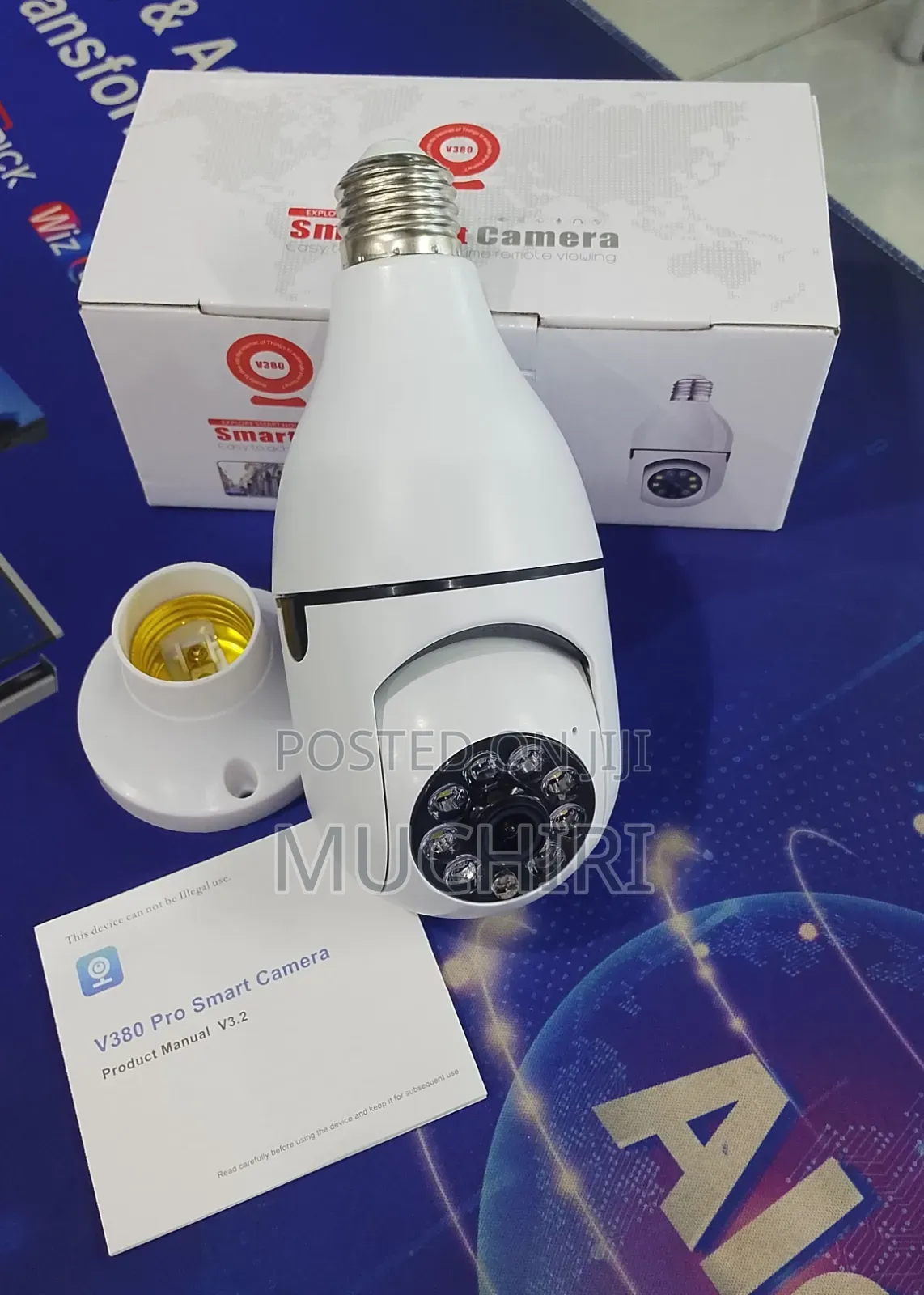 V380 Bulb Camera PTZ Wofi