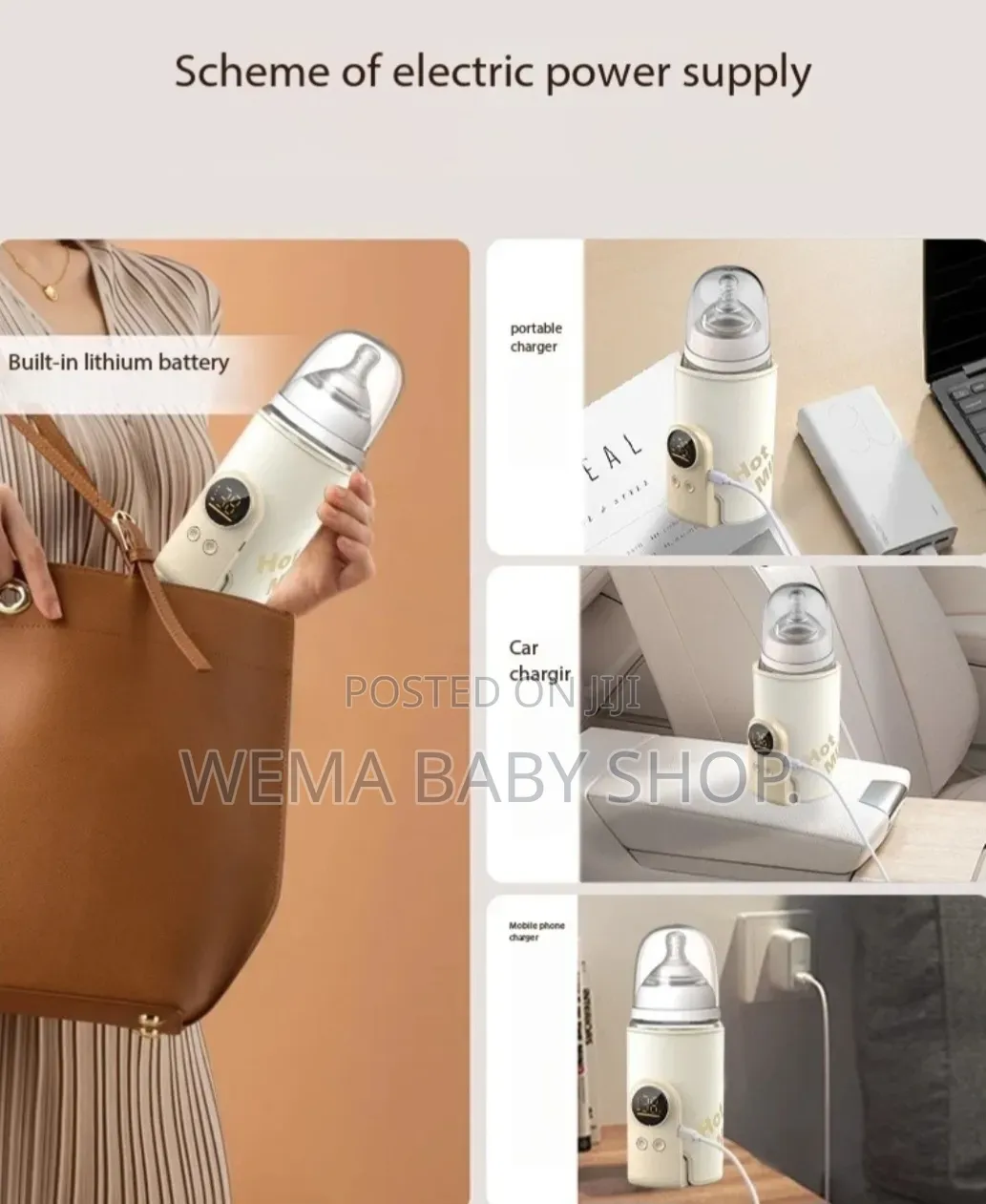 Portable Baby Bottle Warmer (Warm Breast Milk or Formula on the Go)