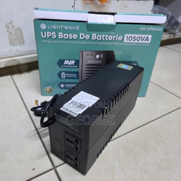 Lightwave 1kva Ups – 2 Sockets + Avr Protection