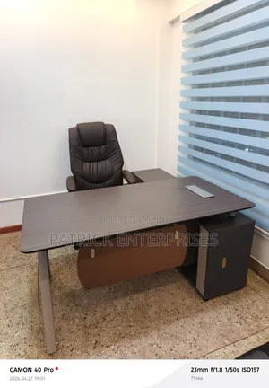 Executive Director/ C. E.O Office Desk+ Executive Office Leather Chair