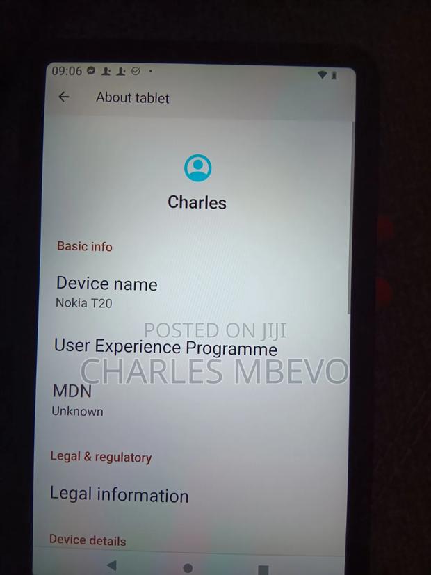 Nokia T20 64 GB Blue - thumbnail 5