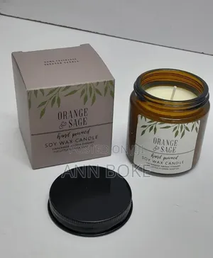 Decorative Scented Light Candles 
 *; Orange Sage, Lavender Bergamot
