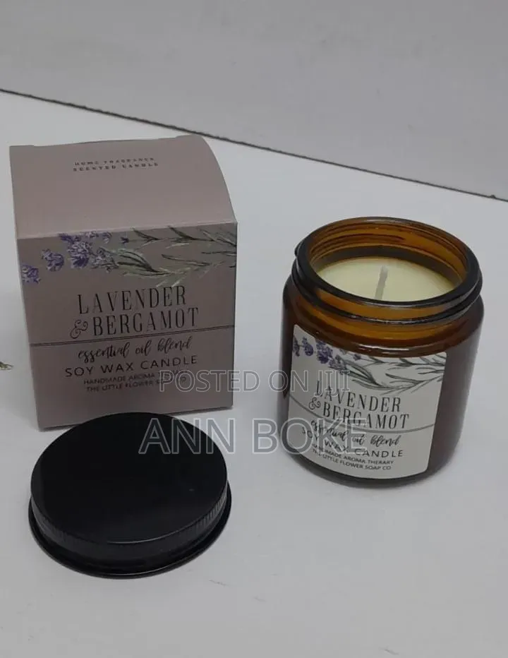 Decorative Scented Light Candles 
 *; Orange Sage, Lavender Bergamot