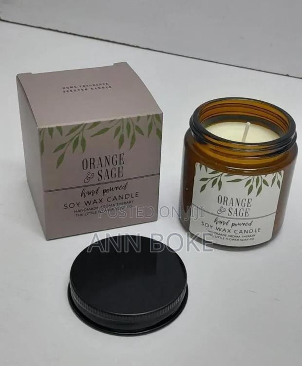 Decorative Scented Light Candles 
 *; Orange Sage, Lavender Bergamot - thumbnail 4