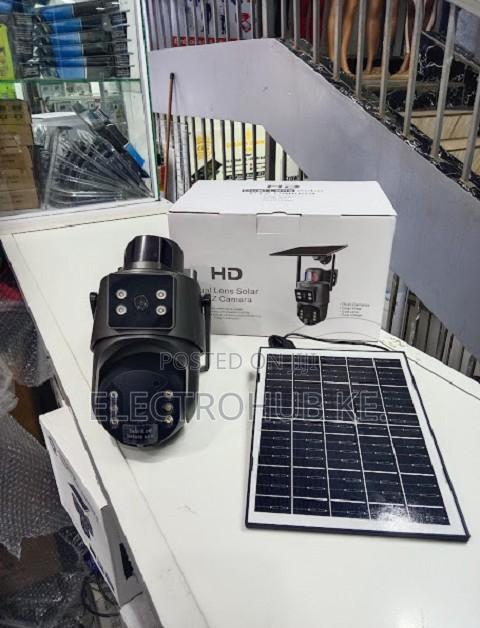 Solar Wifi Dual Lens Security Camera - Ubox Outdoor PTZ System