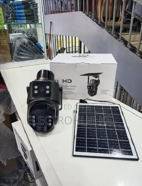 Solar Wifi Dual Lens Security Camera - Ubox Outdoor PTZ System